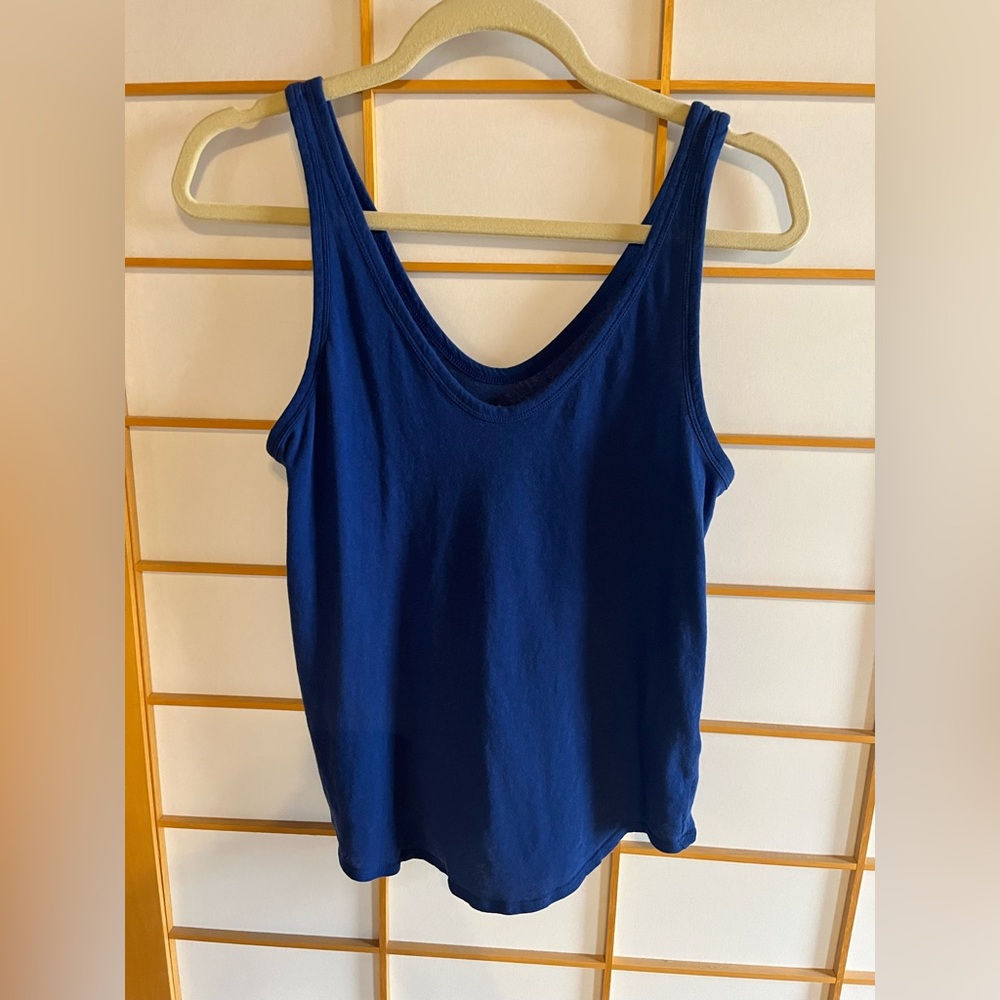 Everlane the Air Cami - Mazarine Blue - Size Small